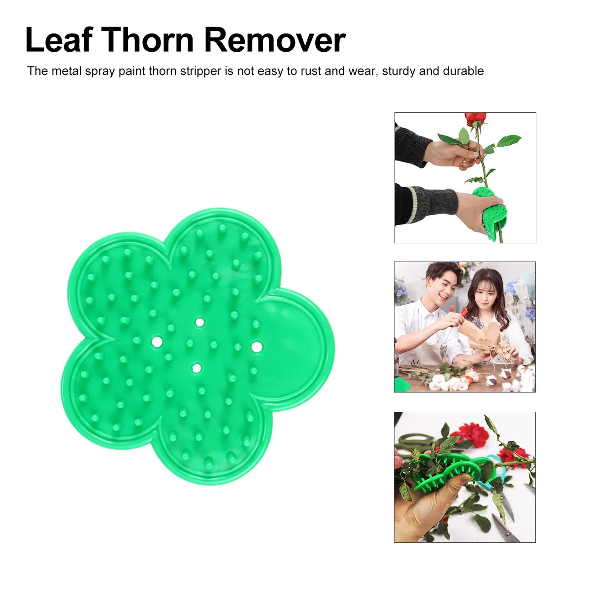 1Set Rose Leaf Thorn Stripper Professional Metal Floral Thorn Remover Tool Spring Return DIY Bouquet Stripping Tool for Roses
1Set Rose Leaf Thorn Stripper Professional Metal Floral Thorn Remover Tool Spring Return DIY Bouquet Stripping Tool for Roses