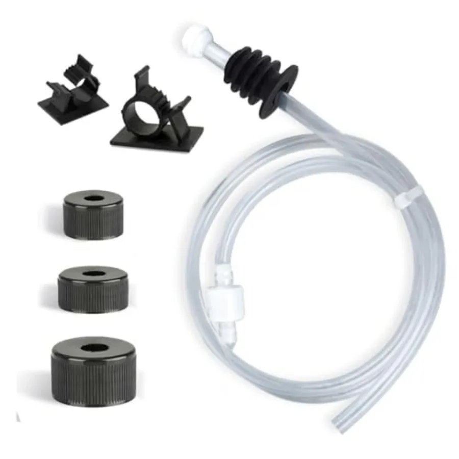 Soap Dispenser Extension Tube Kit 40" Under Sink Hose with Check Valve, Universal Fit for Built-in Dispensers, Connects to Soap
Soap Dispenser Extension Tube Kit 40" Under Sink Hose with Check Valve, Universal Fit for Built-in Dispensers, Connects to Soap