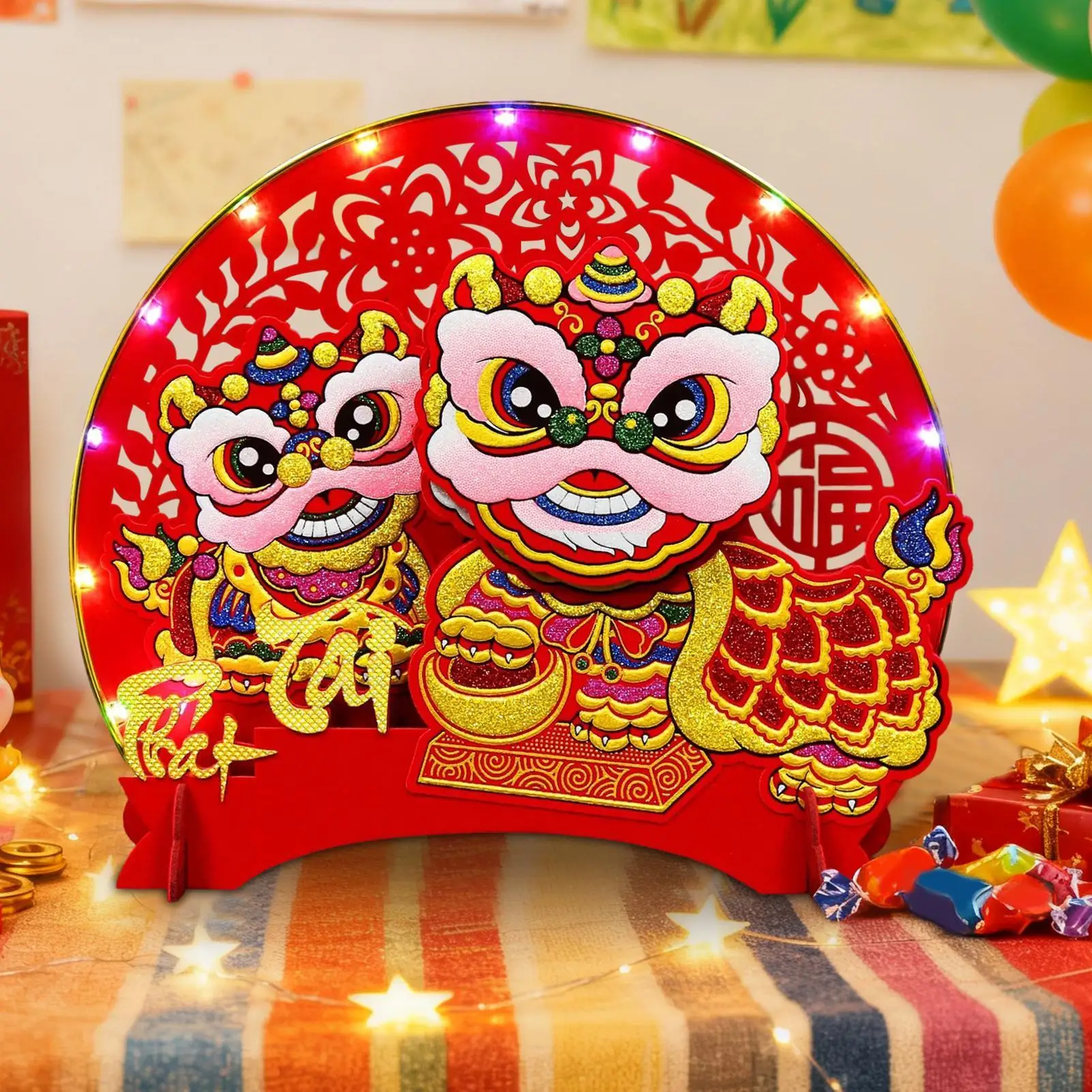 Vietnamese Nodding God of Wealth Ornament with Light 2026 Year of the Horse Good Luck Ornament for New Year Spring Festival
Vietnamese Nodding God of Wealth Ornament with Light 2026 Year of the Horse Good Luck Ornament for New Year Spring Festival