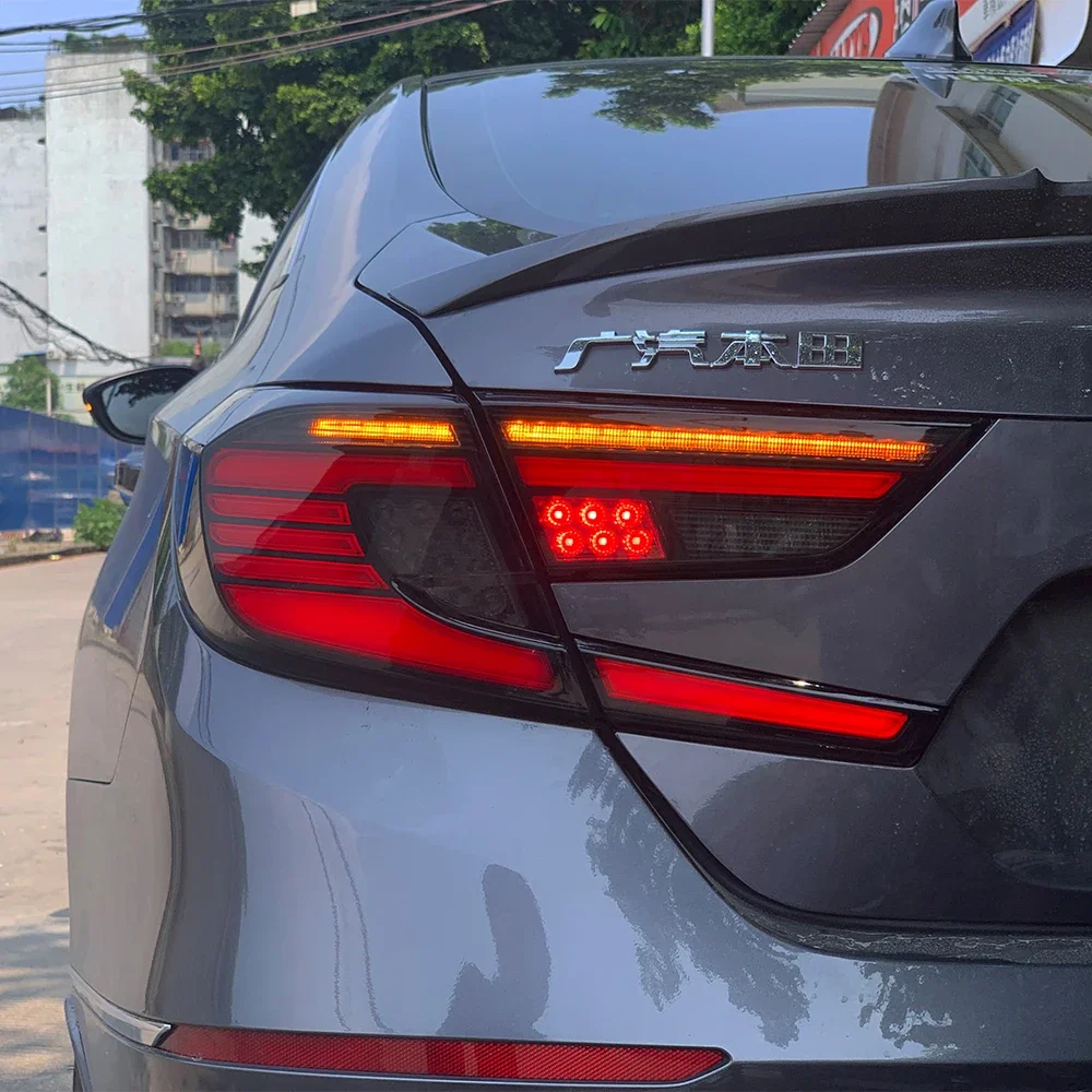 Auto Rear Back Lamps For Honda Accord 2018-2021 LED Car Taillights Assembly Upgrade Dynamic Turn Signal light Accessories
Auto Rear Back Lamps For Honda Accord 2018-2021 LED Car Taillights Assembly Upgrade Dynamic Turn Signal light Accessories