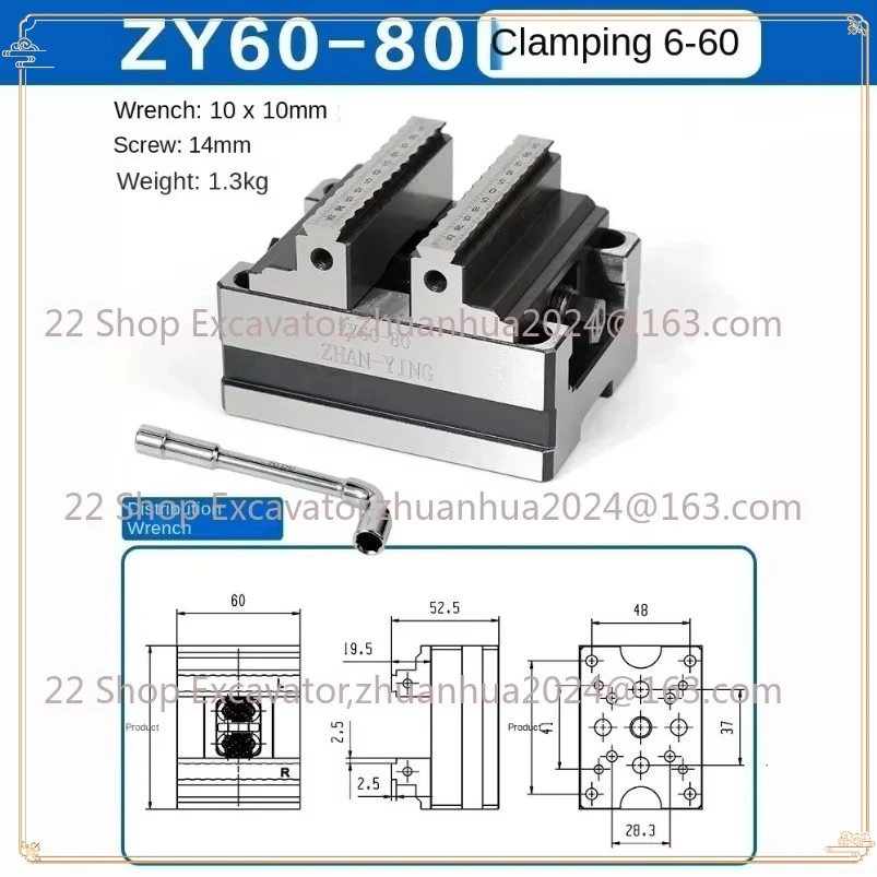 NewCNC Self-centering Vise EDM Copper Male Electrode Mechanical Parts Machining Precision Four-axis Five-axis Concentric Fixture
NewCNC Self-centering Vise EDM Copper Male Electrode Mechanical Parts Machining Precision Four-axis Five-axis Concentric Fixture