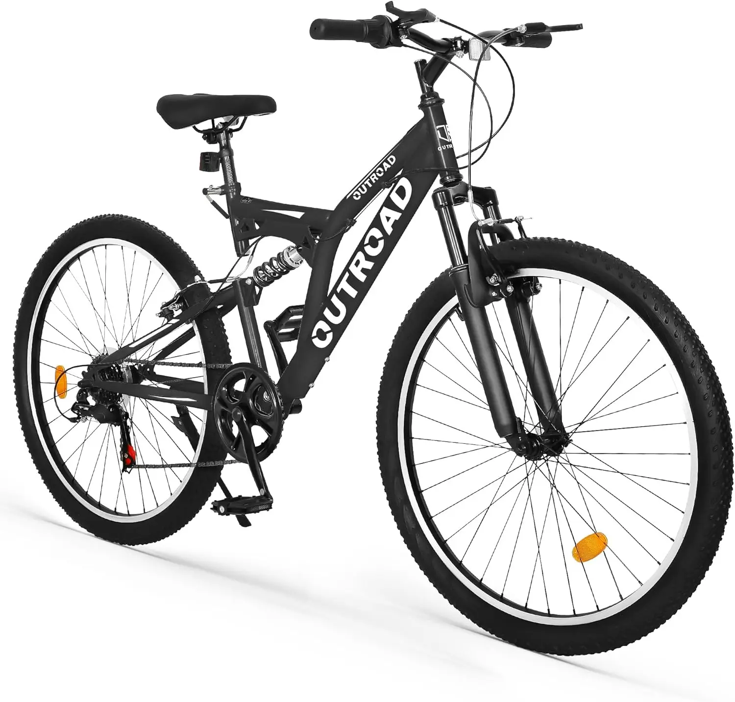 26 inch Mountain Bike,7-Speed &High-Carbon Steel Cycing Bicycles, Dual Suspension Fork for Men Women Adult
26 inch Mountain Bike,7-Speed &High-Carbon Steel Cycing Bicycles, Dual Suspension Fork for Men Women Adult