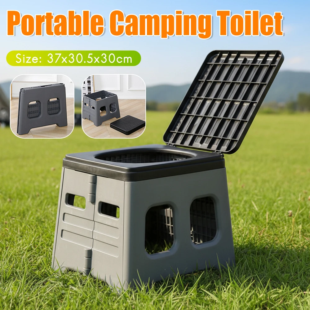 Portable Folding Toilet with Lid Foldable Outdoor Camp Toilet Multifunctional Outdoor Toilet Seat for Camping Travel
Portable Folding Toilet with Lid Foldable Outdoor Camp Toilet Multifunctional Outdoor Toilet Seat for Camping Travel