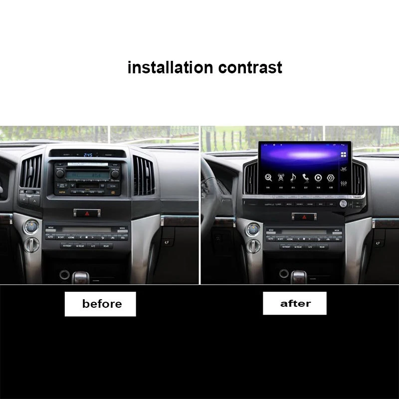 Bestseller 13.1" 8 Core 4G Android Car Dashboard GPS Navigation Screen Radio Carplay WIFI For Land Cruiser Lc200 2008-2015 LX570
Bestseller 13.1" 8 Core 4G Android Car Dashboard GPS Navigation Screen Radio Carplay WIFI For Land Cruiser Lc200 2008-2015 LX570