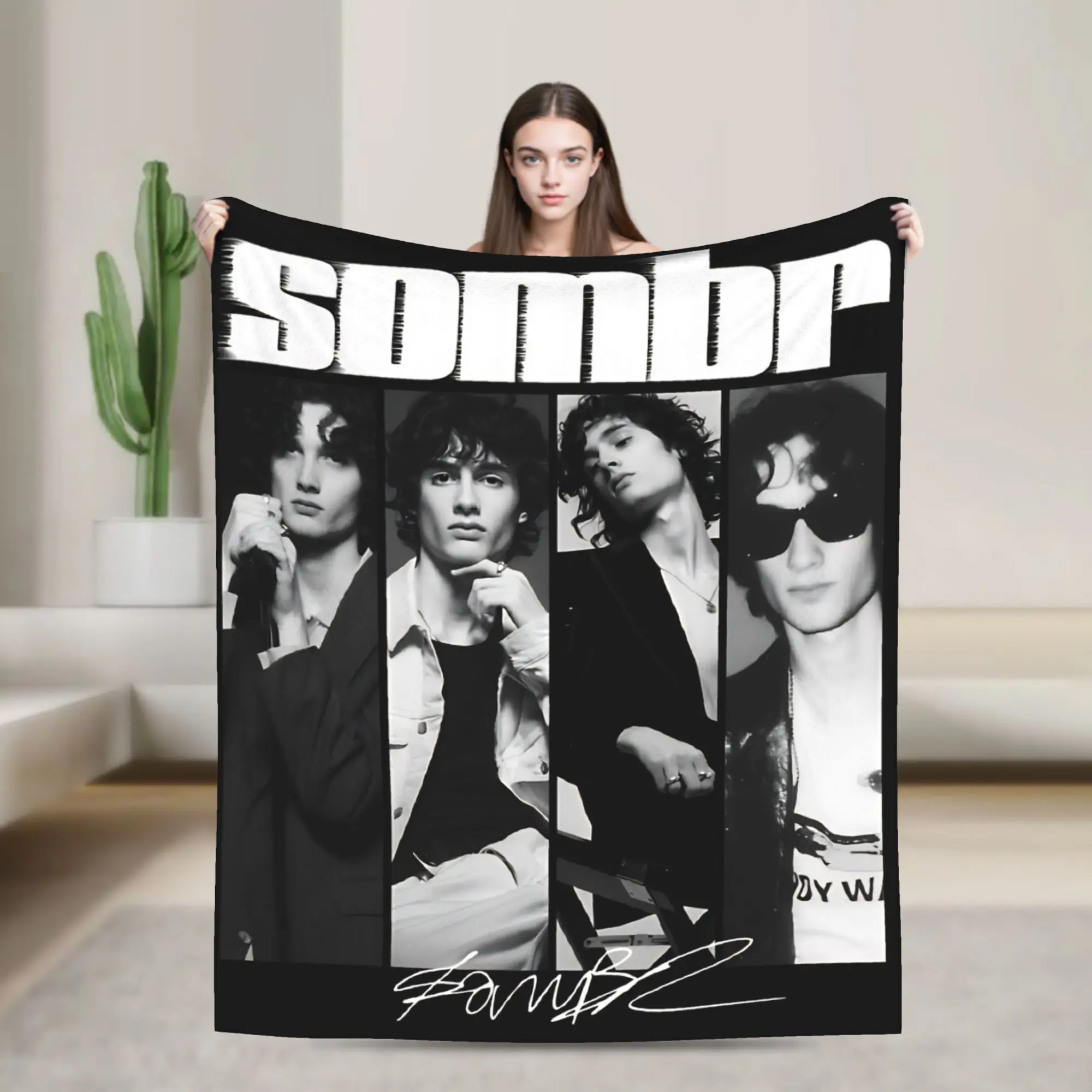 Sombr Music Blanket Quality Super Soft Throw Blanket Winter Travel Living Room Novelty Bedspread
Sombr Music Blanket Quality Super Soft Throw Blanket Winter Travel Living Room Novelty Bedspread