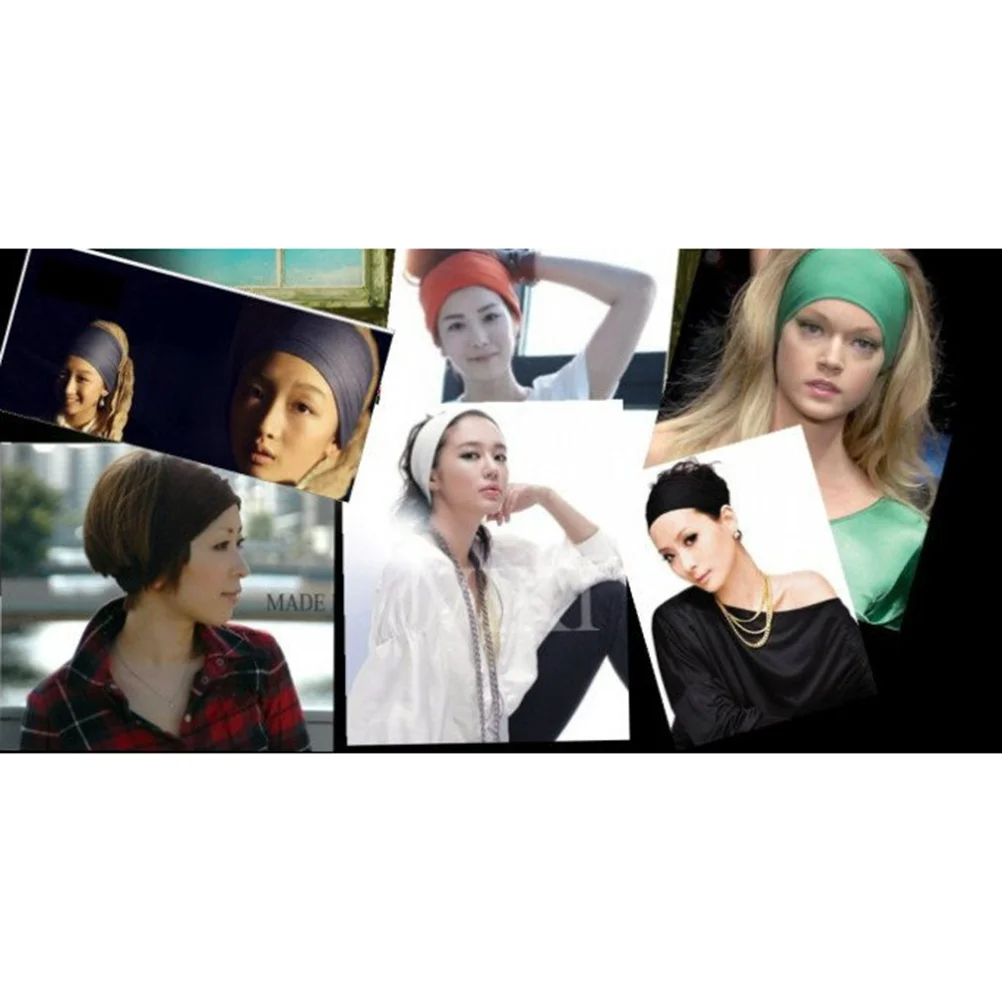 Wide Black Yoga Headband Soft Elastic Sweat Absorption Non-Slip Sports Fitness Headwear Workout Band Running Headwrap Women
Wide Black Yoga Headband Soft Elastic Sweat Absorption Non-Slip Sports Fitness Headwear Workout Band Running Headwrap Women