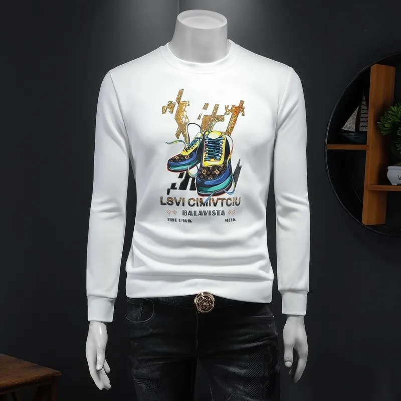 Men's Faionable Embroidered Base irt Trendy Sweatirt Casual Loose Fit Cotton Polyester Blend Autumn Spring Wear
Men's Faionable Embroidered Base irt Trendy Sweatirt Casual Loose Fit Cotton Polyester Blend Autumn Spring Wear