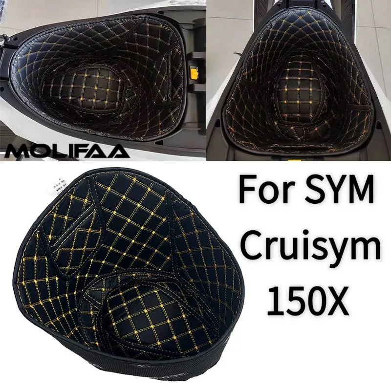 Для SYM Cruisym 150X мотоциклетный отсек, сиденье, бочка, накладка из искусственной кожи, ящик для хранения, ведро, защитный чехол для подушки, аксессуары
Для SYM Cruisym 150X мотоциклетный отсек, сиденье, бочка, накладка из искусственной кожи, ящик для хранения, ведро, защитный чехол для подушки, аксессуары