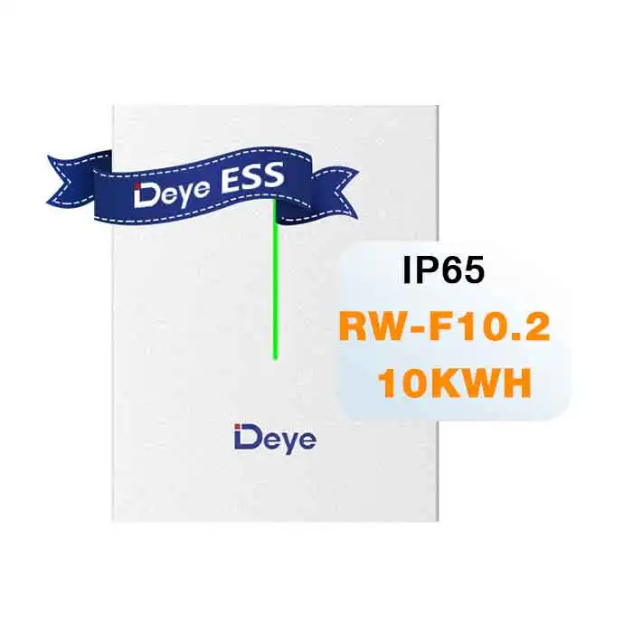 Deye ESS It ly CEI 0-21 RW-F10.2 W ll-Mounted Low Volt ge 10KW Lithium B ttery Lifepo4 IP65 200 H Deye Lithium B tteries 48V
Deye ESS It ly CEI 0-21 RW-F10.2 W ll-Mounted Low Volt ge 10KW Lithium B ttery Lifepo4 IP65 200 H Deye Lithium B tteries 48V