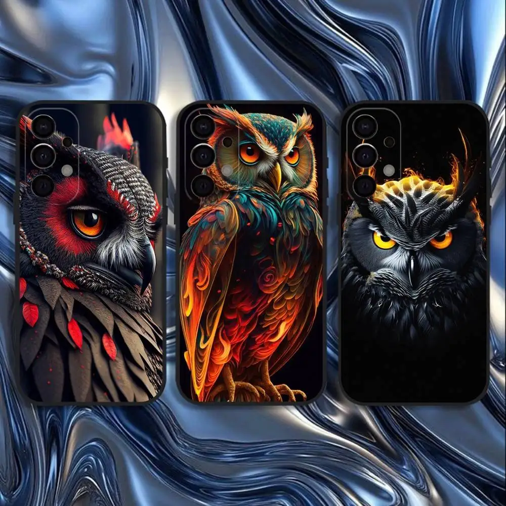 Cute Owl Phone Case For Samsung S25,S24,S21,S22,S23,S30,Ultra,S20,Plus,Fe,Lite,5G Black Cover 
Cute Owl Phone Case For Samsung S25,S24,S21,S22,S23,S30,Ultra,S20,Plus,Fe,Lite,5G Black Cover