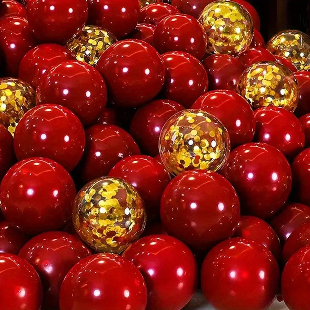 Набор из 50 латексных шаров с красным и золотым конфетти, идеально подходит для дней рождения, свадеб, помолвок, выпускных вечеров, A
Набор из 50 латексных шаров с красным и золотым конфетти, идеально подходит для дней рождения, свадеб, помолвок, выпускных вечеров, A