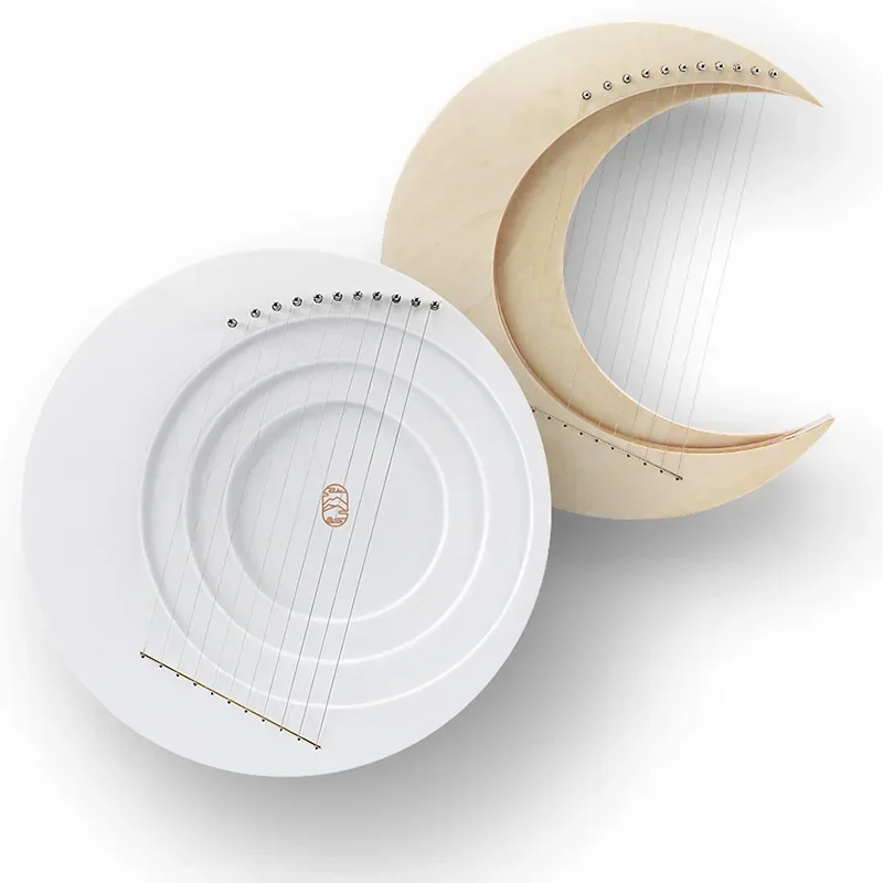 Rayachen 11-tone yre lyre fingerstyle wooden portable moon harp niche musical instrument wholesale
Rayachen 11-tone yre lyre fingerstyle wooden portable moon harp niche musical instrument wholesale