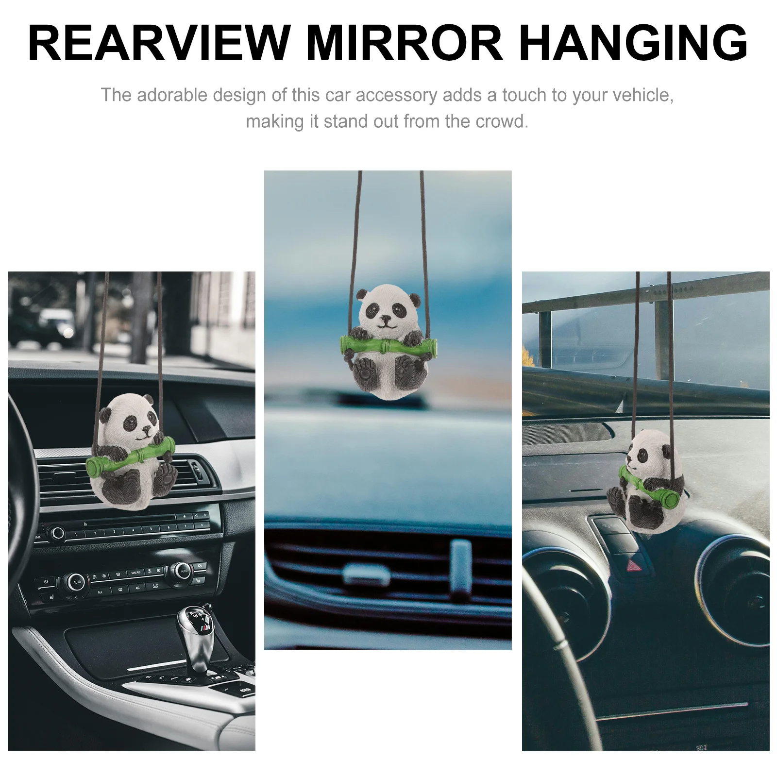 Panda Hanging Ornament Cute Rearview Mirror Accessories Decoration Panda Charm for Car Interior Car Ornament Hanging
Panda Hanging Ornament Cute Rearview Mirror Accessories Decoration Panda Charm for Car Interior Car Ornament Hanging