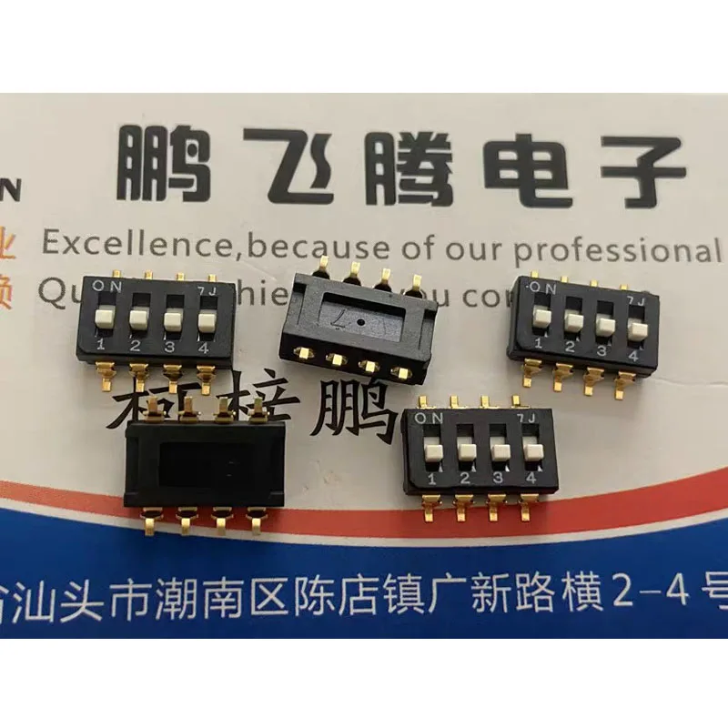 2pcs/lots Imported Japan CFS-0403TB SMT 2.54 Pitch Dip Switch 4 Position Flat Dial Code
2pcs/lots Imported Japan CFS-0403TB SMT 2.54 Pitch Dip Switch 4 Position Flat Dial Code