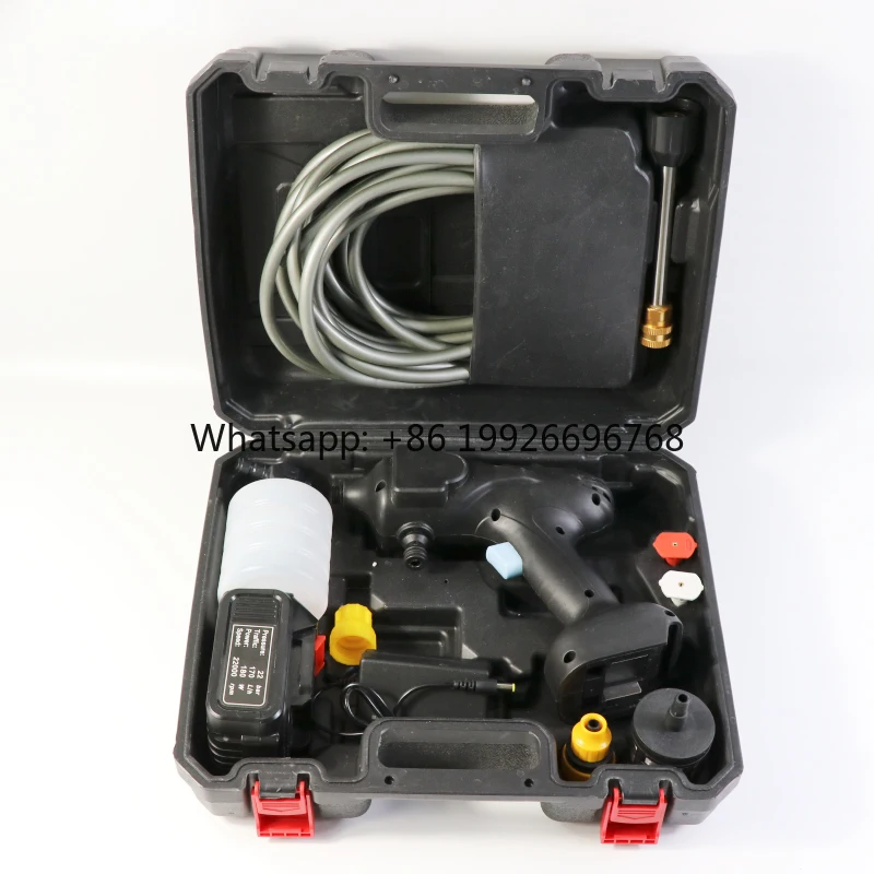 Portable Battery Household Washing Wireless Car Wash Machine Cordless Car Care High-pressure Cleaning Water Spray Gun Car Washer
Portable Battery Household Washing Wireless Car Wash Machine Cordless Car Care High-pressure Cleaning Water Spray Gun Car Washer