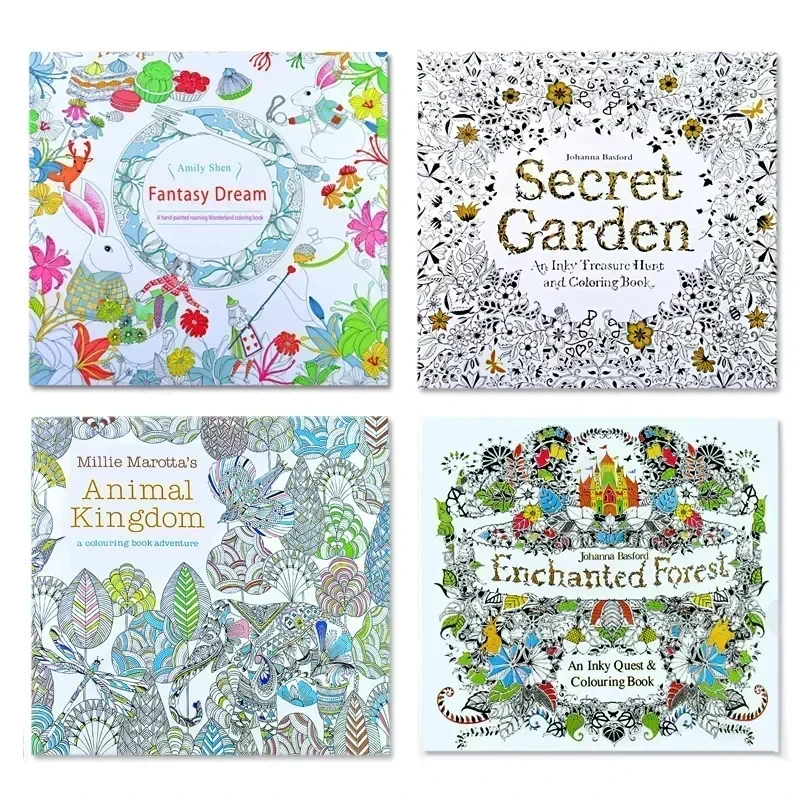 24 Pages Coloring Book for Children Adult Relieve Stress Kill Time DIY Painting Drawing Book Painting Kids Educational Toys
24 Pages Coloring Book for Children Adult Relieve Stress Kill Time DIY Painting Drawing Book Painting Kids Educational Toys