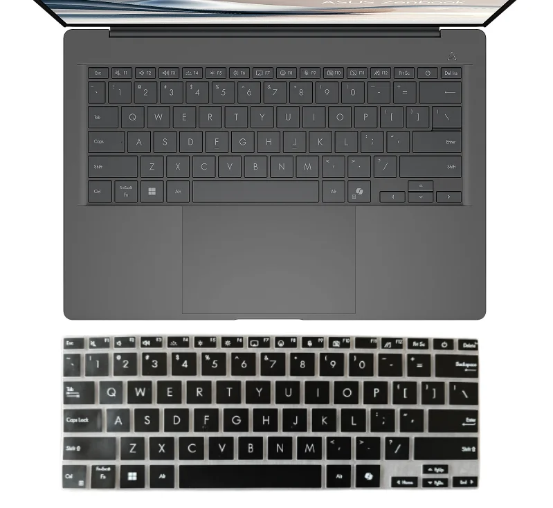 Silicone Laptop Keyboard Cover Skin Protector For ASUS Zenbook A14 OLED 2025 UX3407 UX3407Q UX3407QA UX 3407 QA 14 inch
Silicone Laptop Keyboard Cover Skin Protector For ASUS Zenbook A14 OLED 2025 UX3407 UX3407Q UX3407QA UX 3407 QA 14 inch