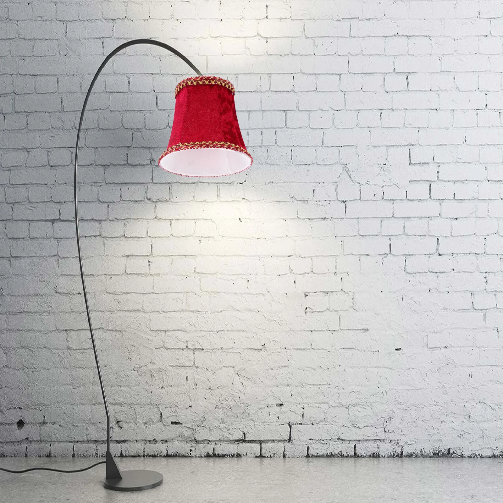 Large Red Fabric Lampshade Home Decor Dustproof Bell Shaped Cloth Accessory For Bedroom Warm Lighting
Large Red Fabric Lampshade Home Decor Dustproof Bell Shaped Cloth Accessory For Bedroom Warm Lighting