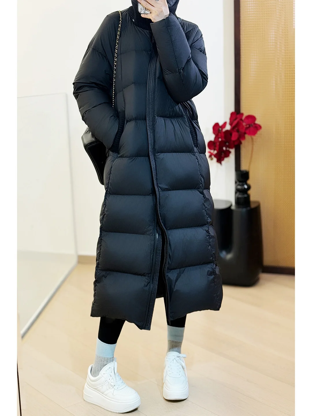 Уютный и комфортный пуховик для любителей животных, длинный, вязаный, с лоскутным воротником, привлекательный и стильный.
Уютный и комфортный пуховик для любителей животных, длинный, вязаный, с лоскутным воротником, привлекательный и стильный.