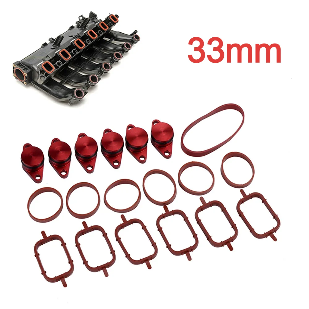 6x33mm For BMW Diesel Swirl Flap Blanks Plates Seal with Intake Manifold Gasket 6 Cylinder Aluminum Repair with Intake Gaskets
6x33mm For BMW Diesel Swirl Flap Blanks Plates Seal with Intake Manifold Gasket 6 Cylinder Aluminum Repair with Intake Gaskets