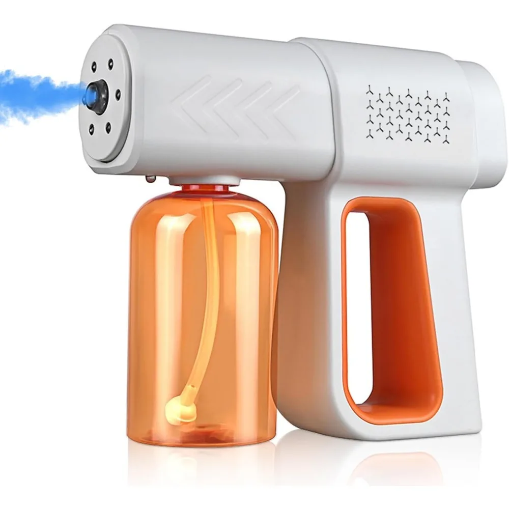 Rechargeable Nano Mist Gun 380ml Blue Light Touchless Disinfection Atomizer
Rechargeable Nano Mist Gun 380ml Blue Light Touchless Disinfection Atomizer