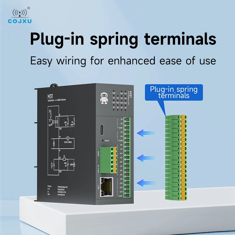 Модуль удаленного ввода-вывода Profinet серии COJXU M31-U-PN с поддержкой Botu/STEP 7, AO/DO/AI/AO, Modbus RTU, промышленный класс, шина PN
Модуль удаленного ввода-вывода Profinet серии COJXU M31-U-PN с поддержкой Botu/STEP 7, AO/DO/AI/AO, Modbus RTU, промышленный класс, шина PN