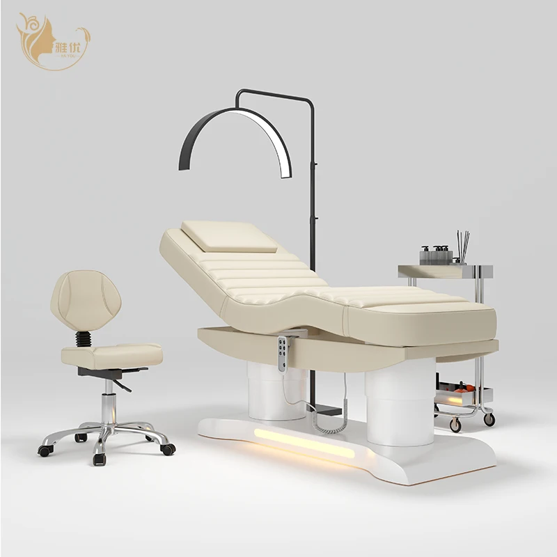 Yayou White Electric Beauty Massage Bed For Salon Treatments Adjustable Spa Bed
Yayou White Electric Beauty Massage Bed For Salon Treatments Adjustable Spa Bed