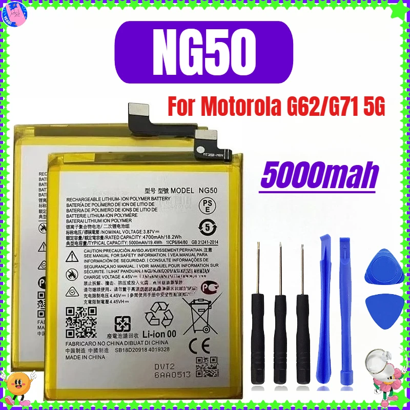 Large Capacity 5000mah for Motorola G62/G71 5G New Mobile Phone Battery NG50
Large Capacity 5000mah for Motorola G62/G71 5G New Mobile Phone Battery NG50