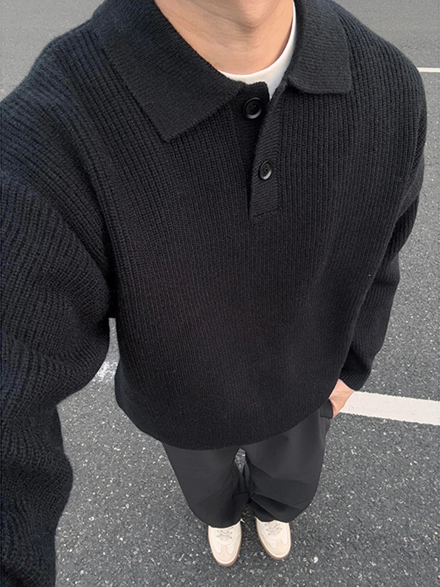 Мужской вязаный свитер Bla Ne: высококачественный базовый слой для осени и зимы, стильный, с отложным воротником, для зрелых мужчин
Мужской вязаный свитер Bla Ne: высококачественный базовый слой для осени и зимы, стильный, с отложным воротником, для зрелых мужчин