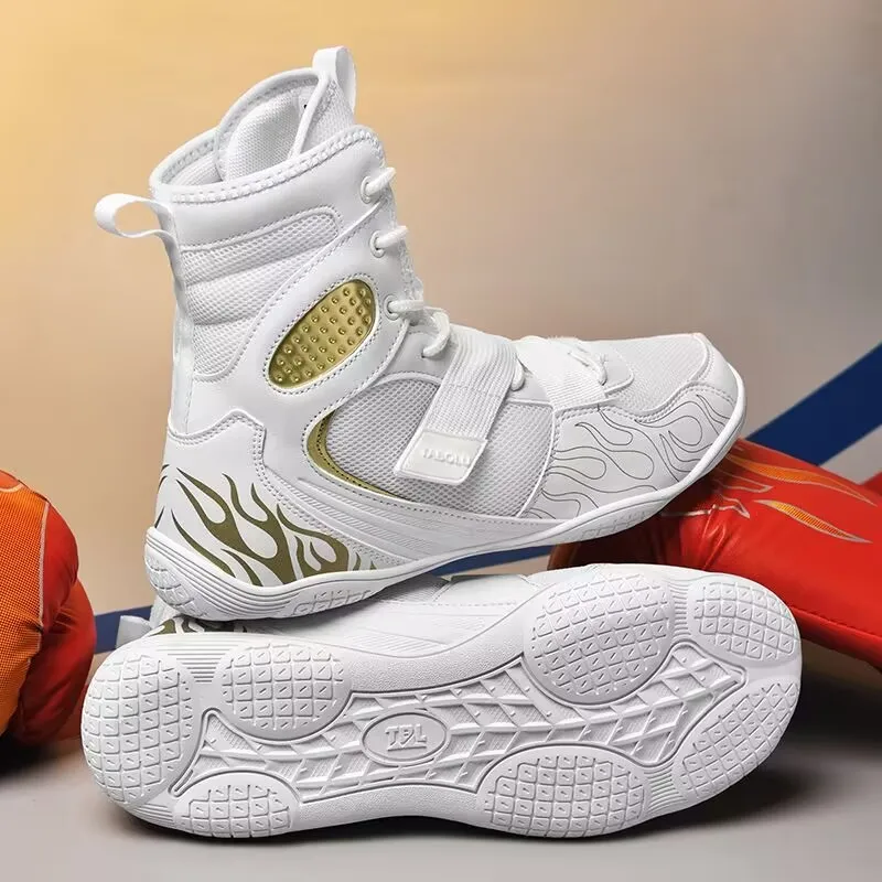 New Arrival Anti Slip and Breathable Men's Fitness and Training ShoesLightweight and Non Slip Men's High Top Boxing Shoes
New Arrival Anti Slip and Breathable Men's Fitness and Training ShoesLightweight and Non Slip Men's High Top Boxing Shoes
