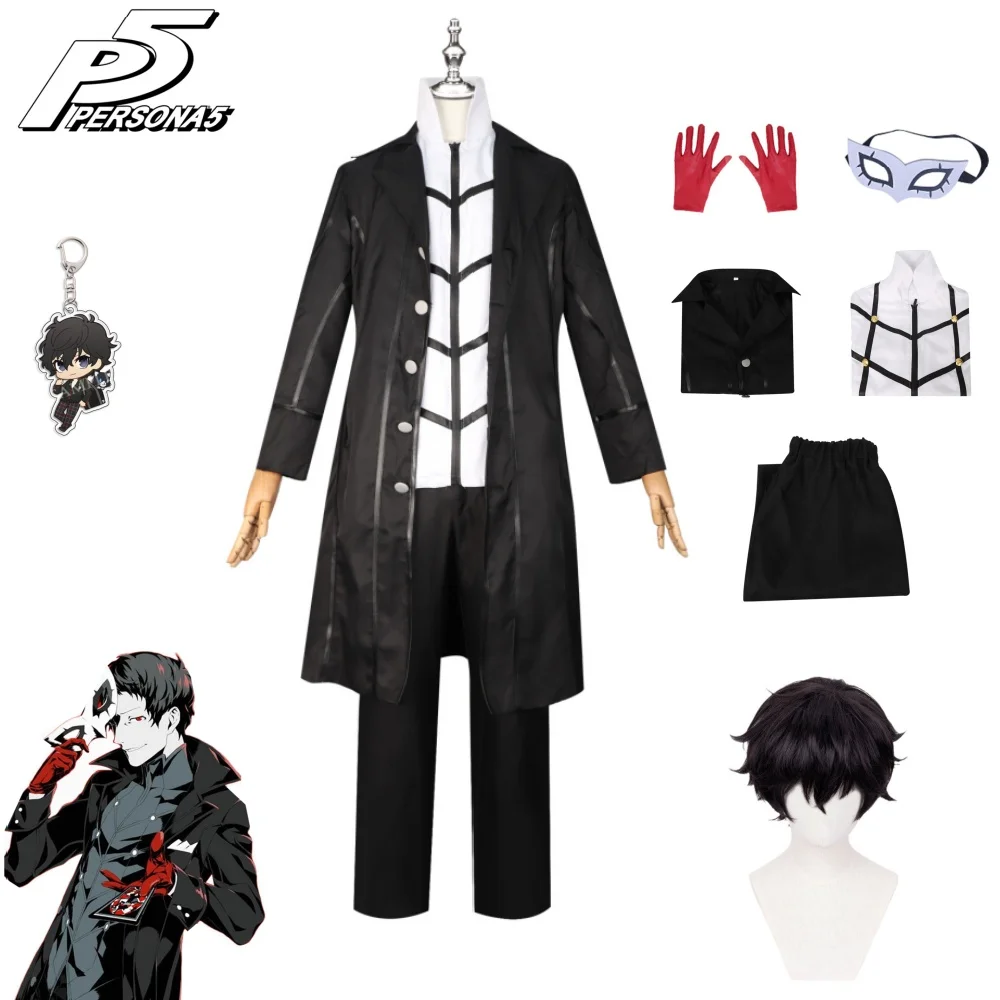 Game Persona 5 Ren Amamiya Akira Kurusu Kostum Cosplay Men's School Uniform Unisex Halloween Suit Coat Party Uniform Set
Game Persona 5 Ren Amamiya Akira Kurusu Kostum Cosplay Men's School Uniform Unisex Halloween Suit Coat Party Uniform Set