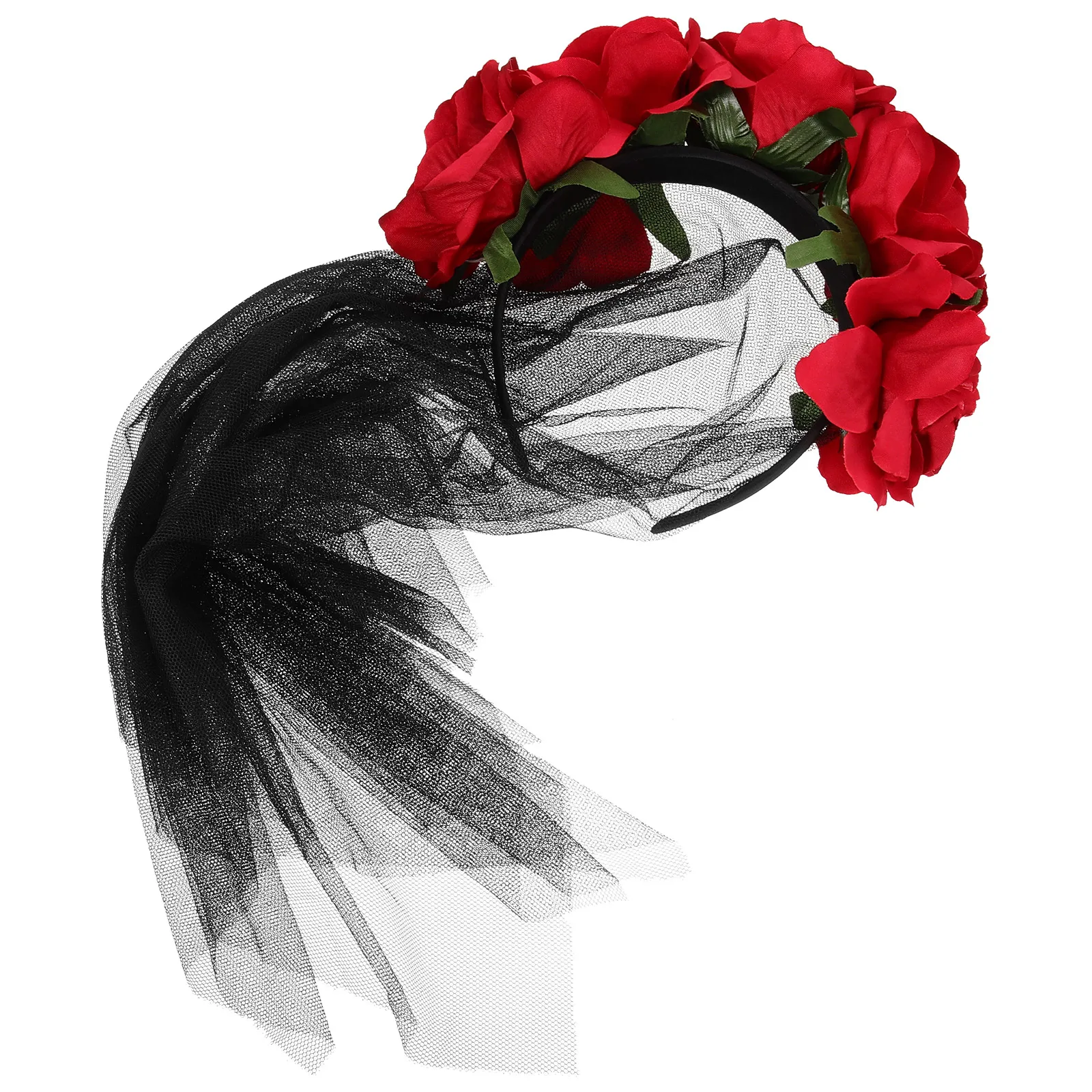 Gauze Cloth Headb Women Headwear Rose Flower Headdress Hair Accessories Durable Comfortable Lightweight Halloween Party
Gauze Cloth Headb Women Headwear Rose Flower Headdress Hair Accessories Durable Comfortable Lightweight Halloween Party