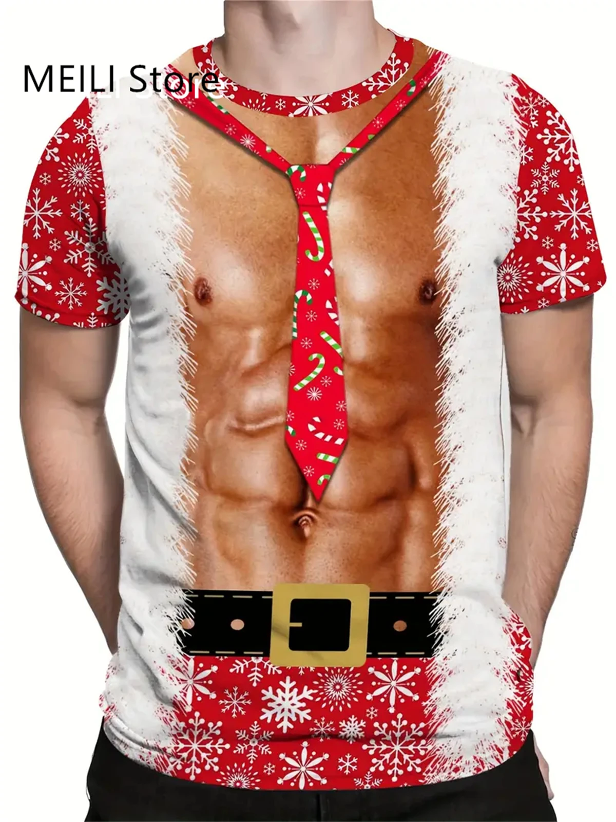 Christmas T Shirt Men 3D Santa Claus Graphic T Shirts Short Sleeve Mens Clothes Casual Round Neck Fashion Tops Oversized T-Shirt
Christmas T Shirt Men 3D Santa Claus Graphic T Shirts Short Sleeve Mens Clothes Casual Round Neck Fashion Tops Oversized T-Shirt