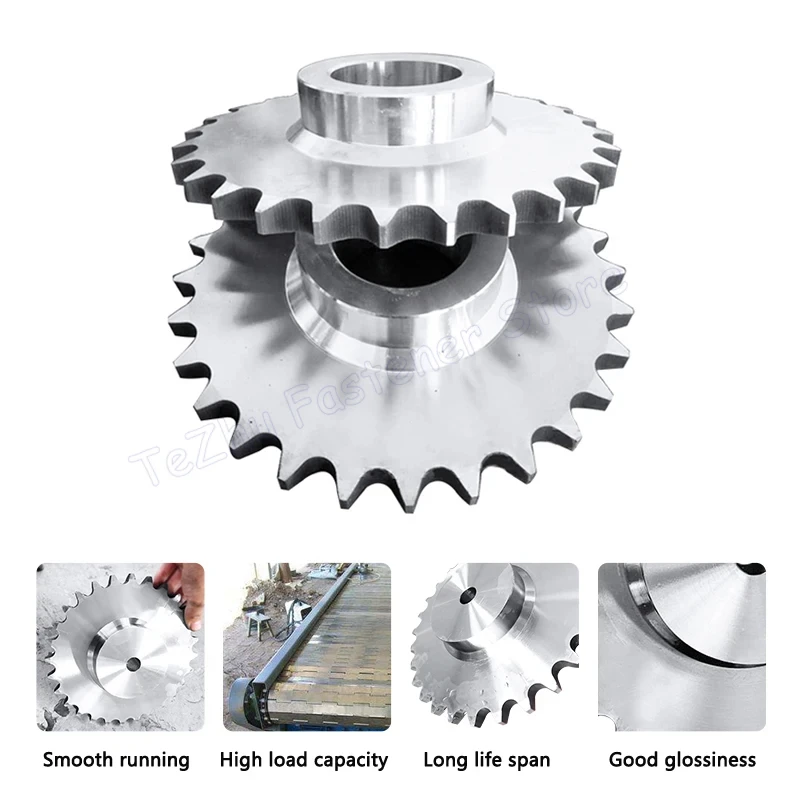 04C Sprocket15-30Teeth Chain Gear 304 Stainless Steel Bore 6mm 8mm 25H Industrial Sprocket Wheel Motor Chain Drive Sprocket
04C Sprocket15-30Teeth Chain Gear 304 Stainless Steel Bore 6mm 8mm 25H Industrial Sprocket Wheel Motor Chain Drive Sprocket
