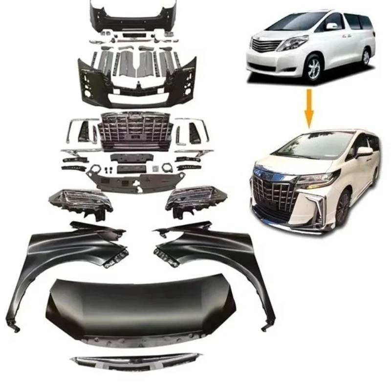 for Alphard AH20 2008-2015 Body Kit Old to New Facelift to AH30 Monalisa Style Full Set Bumper Grille LED Headlight Refit
for Alphard AH20 2008-2015 Body Kit Old to New Facelift to AH30 Monalisa Style Full Set Bumper Grille LED Headlight Refit