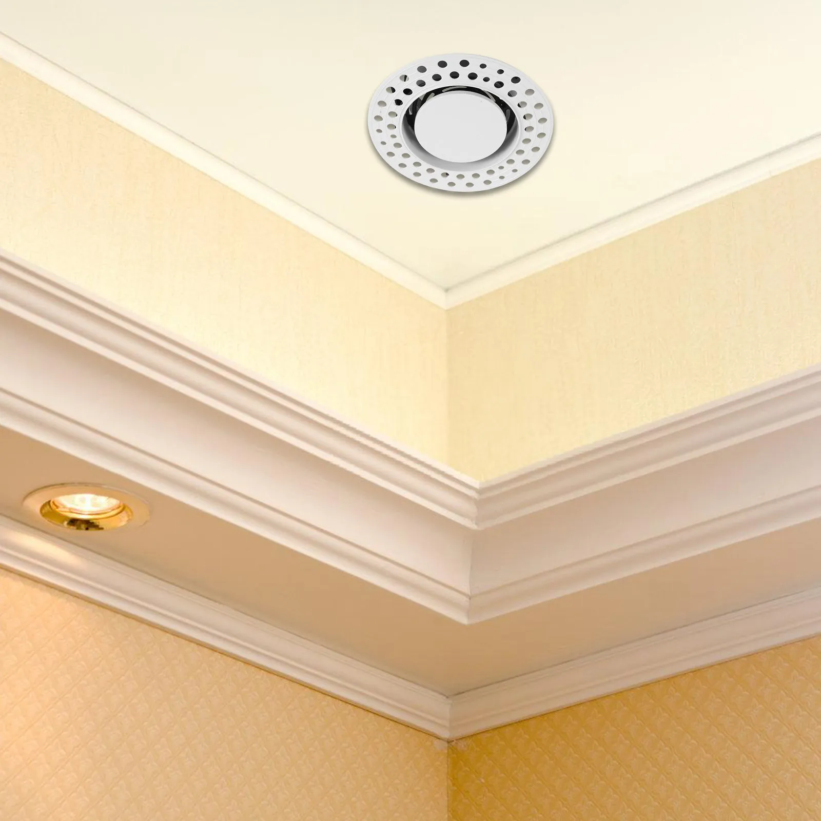 Round Ac Air Outlet Vent Adjustable Air Diffuser for Ceiling Installation Quiet Operation Resilient ABS Material Home Office
Round Ac Air Outlet Vent Adjustable Air Diffuser for Ceiling Installation Quiet Operation Resilient ABS Material Home Office