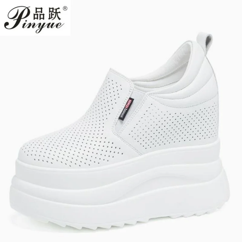 13cm women Genuine Leather Platform Wedge Flats Shoes Chunky Sneaker Casual Comfy High Brand Fall Autumn Walking Shoes 33-40
13cm women Genuine Leather Platform Wedge Flats Shoes Chunky Sneaker Casual Comfy High Brand Fall Autumn Walking Shoes 33-40