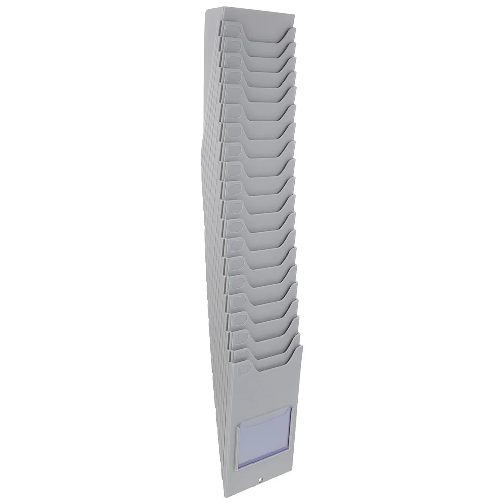 Material Card Rack 15 Pcs Grey Wall Mount Holder Garage Organizers Employee Badge Rack Storage Document Holder
Material Card Rack 15 Pcs Grey Wall Mount Holder Garage Organizers Employee Badge Rack Storage Document Holder