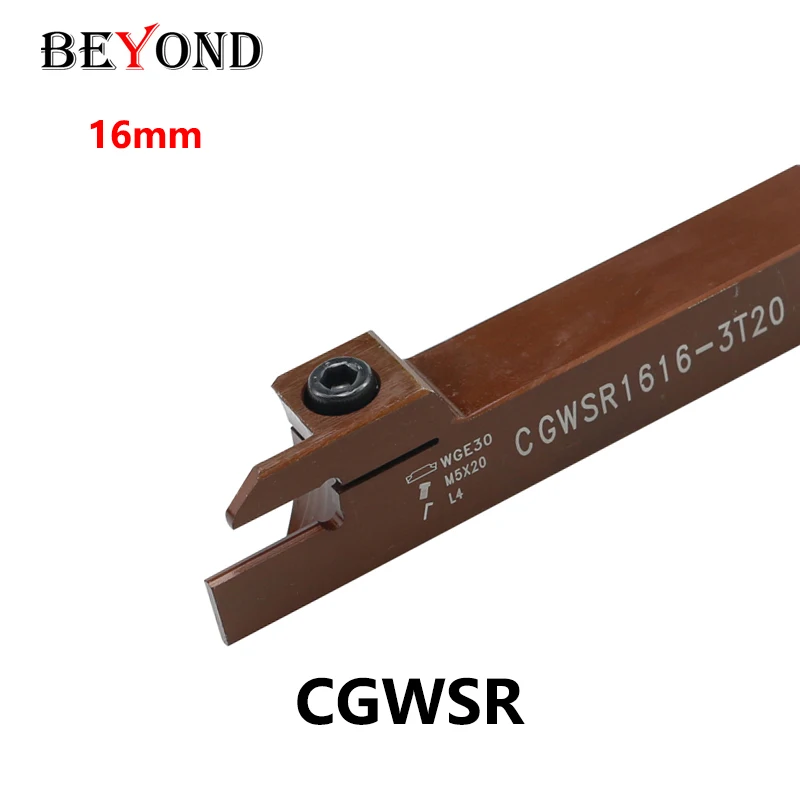 BEYOND CGWSR1616-2T20 CGWSR1616-3T20 Spring Steel CNC Cutter Shank CGWSR1616-3 T20 CGWSR1616-2 CGWSR 1616 16mm Tool Bar
BEYOND CGWSR1616-2T20 CGWSR1616-3T20 Spring Steel CNC Cutter Shank CGWSR1616-3 T20 CGWSR1616-2 CGWSR 1616 16mm Tool Bar