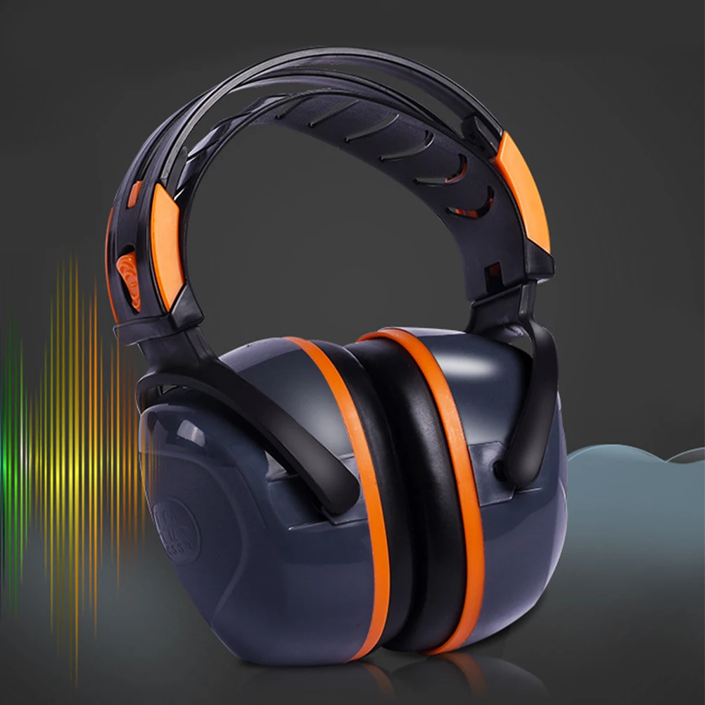 Anti Noise Ear Muffs Sound Proof Headphones ABS Material Orange Grey Comfortable Rotating Cups Lightweight Compact Hearing
Anti Noise Ear Muffs Sound Proof Headphones ABS Material Orange Grey Comfortable Rotating Cups Lightweight Compact Hearing