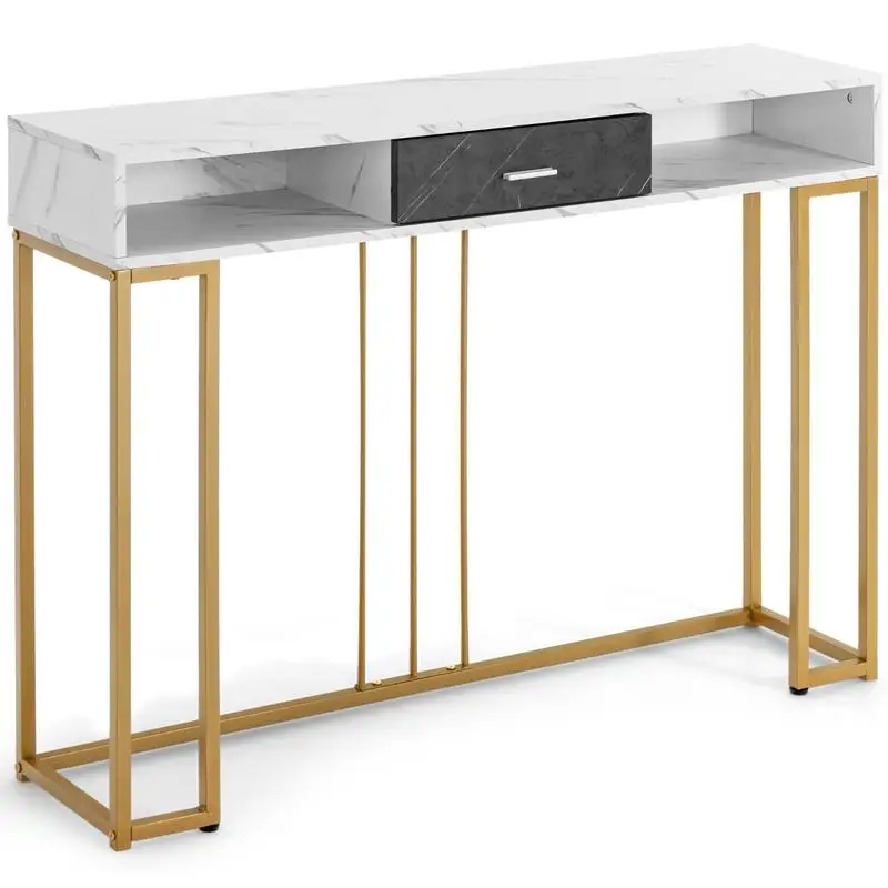 Narrow Long Sofa Table for Living Room-White
Narrow Long Sofa Table for Living Room-White