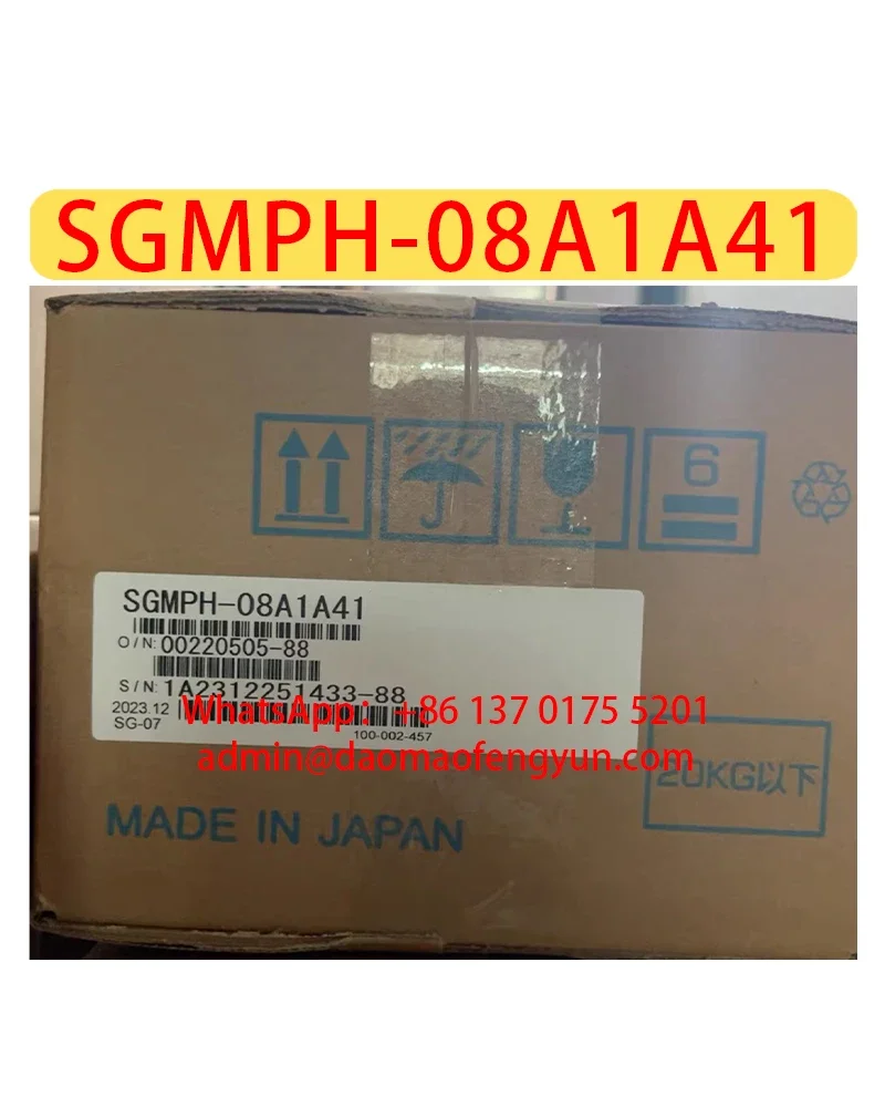 SGMPH-08A1A41 Brand New Servo Motor Original Genuine,Fast shipping,SGMPH 08A1A41 
SGMPH-08A1A41 Brand New Servo Motor Original Genuine,Fast shipping,SGMPH 08A1A41