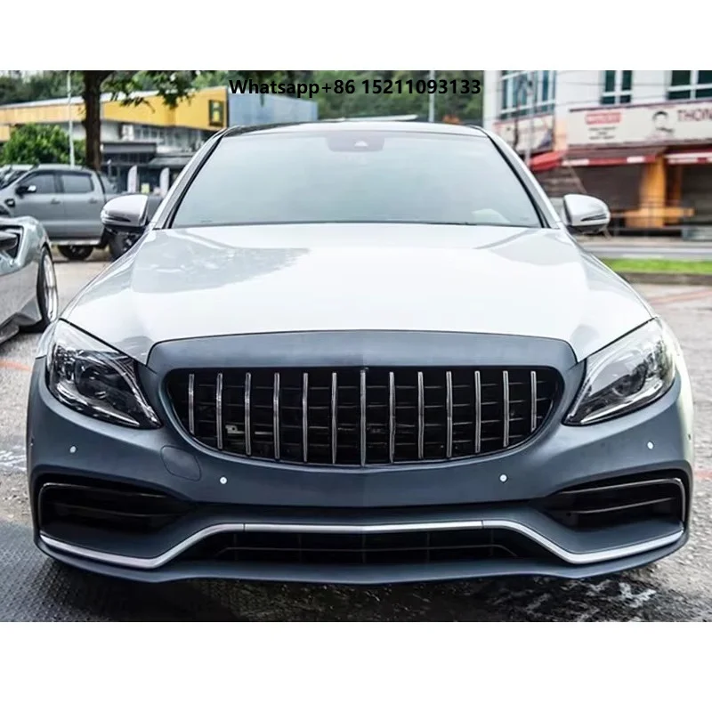2016-2020 W205 Car Modification Upgrade C63 AMG Front Bumper Side Skirts Mudguard Rear Bumper Rear Lip Body Ki
2016-2020 W205 Car Modification Upgrade C63 AMG Front Bumper Side Skirts Mudguard Rear Bumper Rear Lip Body Ki