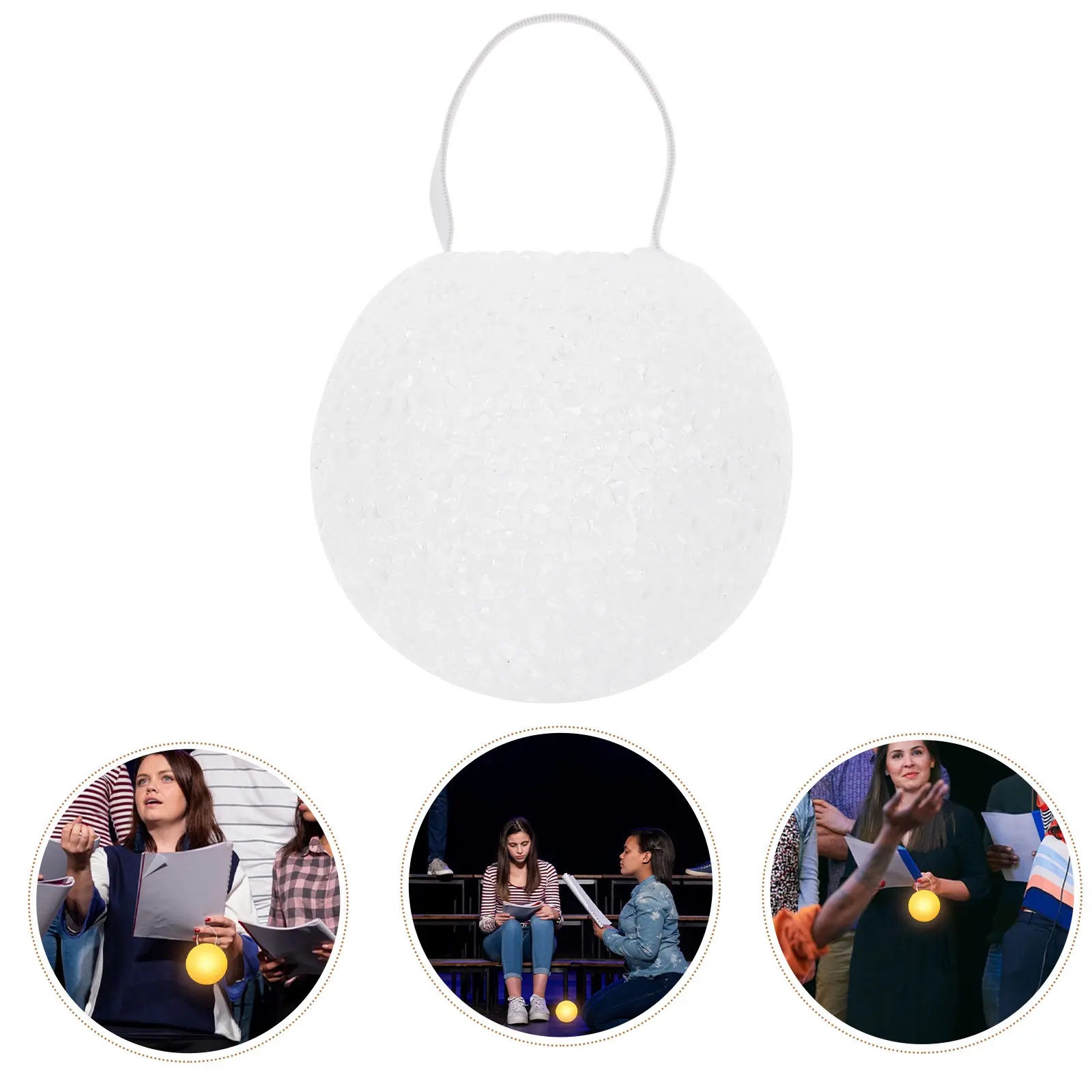 Handheld Ball Light for Stage Performances Glowing Sphere Lamp Party Decorations Portable LED Ball Light for Parties and Events
Handheld Ball Light for Stage Performances Glowing Sphere Lamp Party Decorations Portable LED Ball Light for Parties and Events