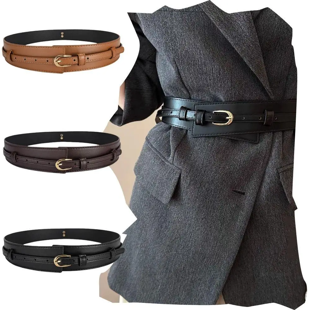 Повседневный роскошный дизайн, кожаный широкий ремень из искусственной кожи, съемный ремень, стильная пряжка, широкий пояс, женские аксессуары на талию
Повседневный роскошный дизайн, кожаный широкий ремень из искусственной кожи, съемный ремень, стильная пряжка, широкий пояс, женские аксессуары на талию