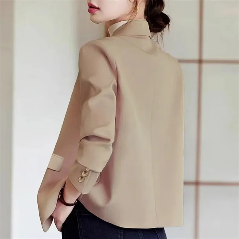 High Quality Blazer Jacket Female Spring Autumn New 2025 Xiaoxiangfeng Suit Coat Women's Korean Outwear Loose Fashion Overwear
High Quality Blazer Jacket Female Spring Autumn New 2025 Xiaoxiangfeng Suit Coat Women's Korean Outwear Loose Fashion Overwear
