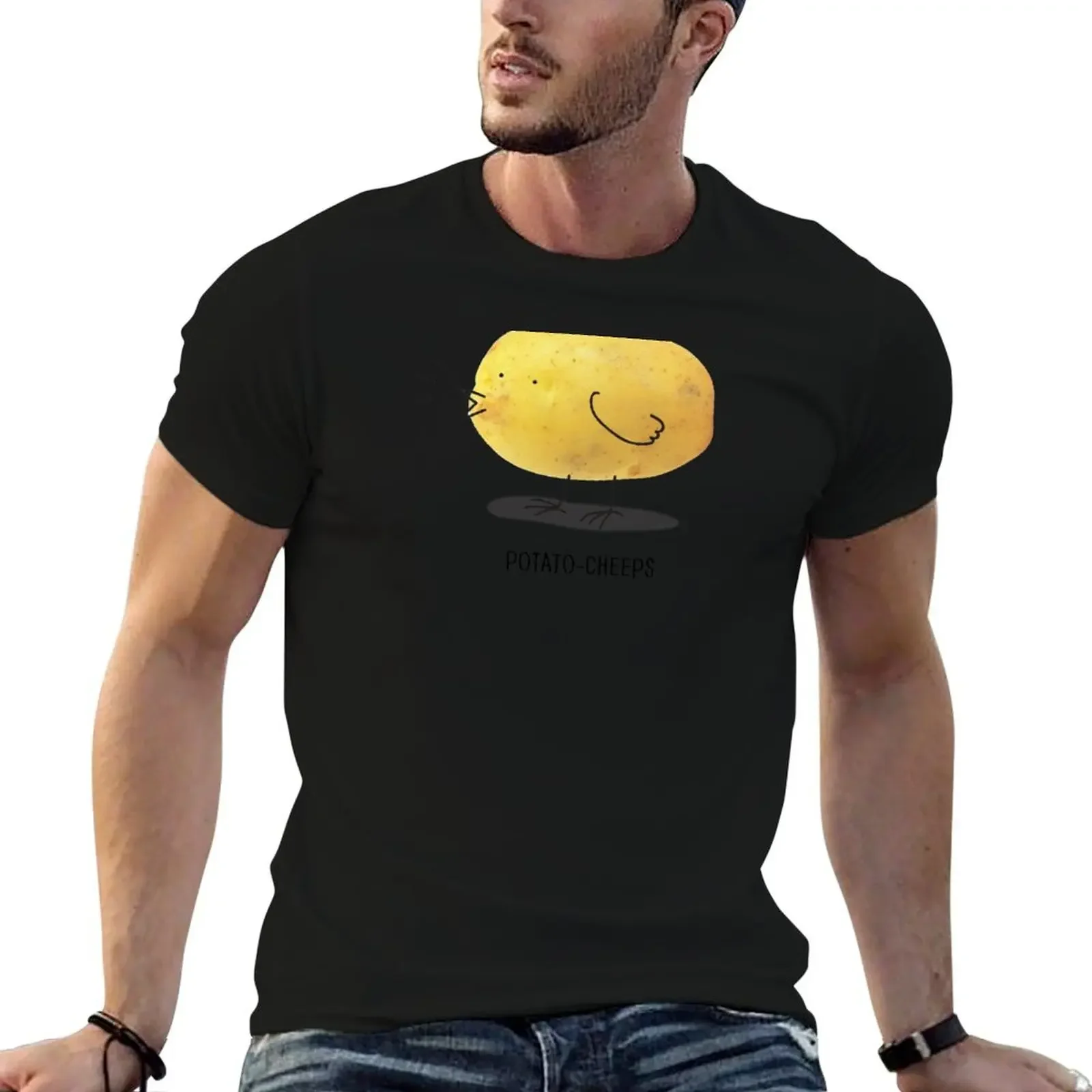 potato-cheeps T-Shirt summer clothes boys animal print cute clothes man clothes mens funny t shirts
potato-cheeps T-Shirt summer clothes boys animal print cute clothes man clothes mens funny t shirts