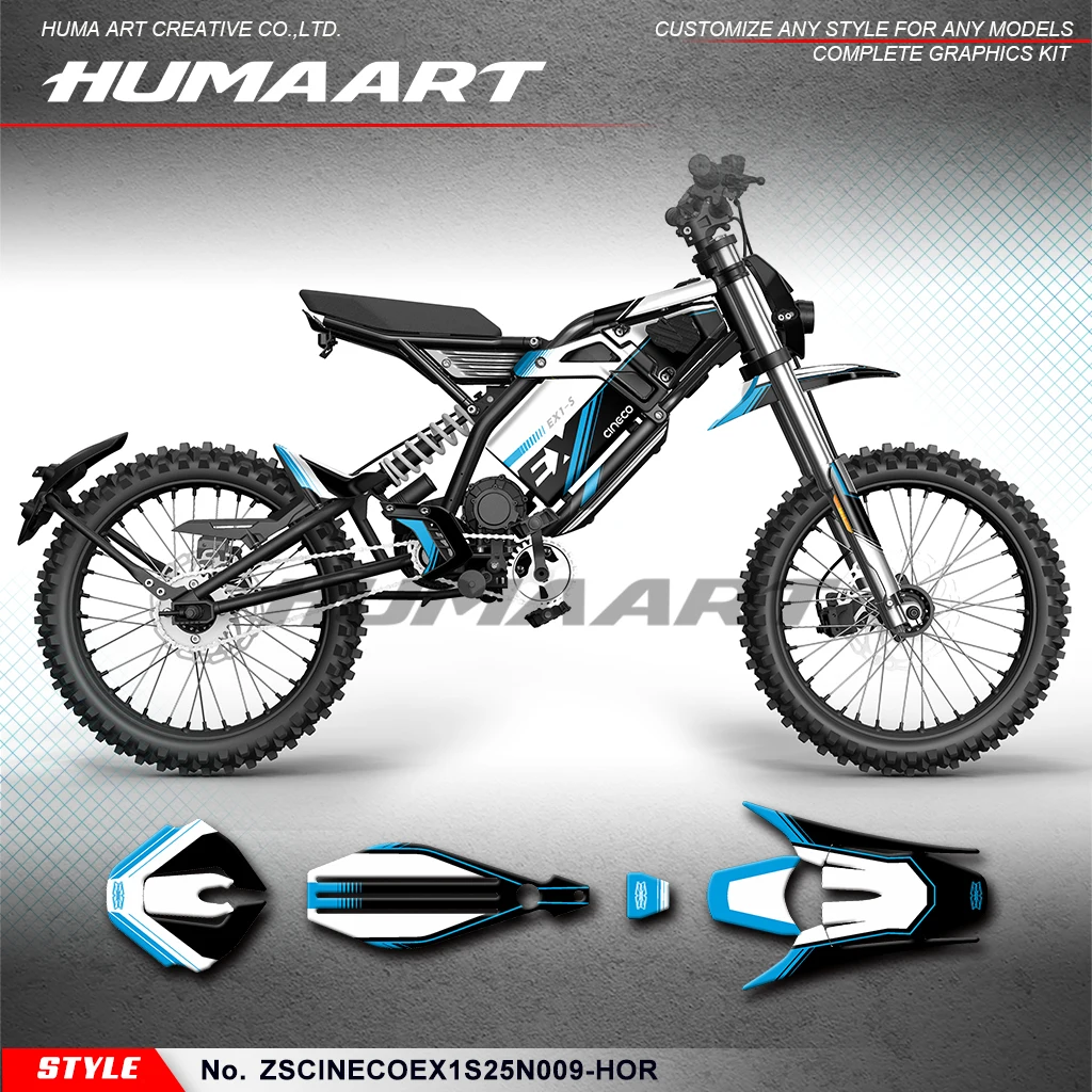 HUMAART MX Stickers Enduro Motorcycle Decals for CINECO EX1-S EX1-RPO Vinyl Graphics, Rebuild Kit
HUMAART MX Stickers Enduro Motorcycle Decals for CINECO EX1-S EX1-RPO Vinyl Graphics, Rebuild Kit