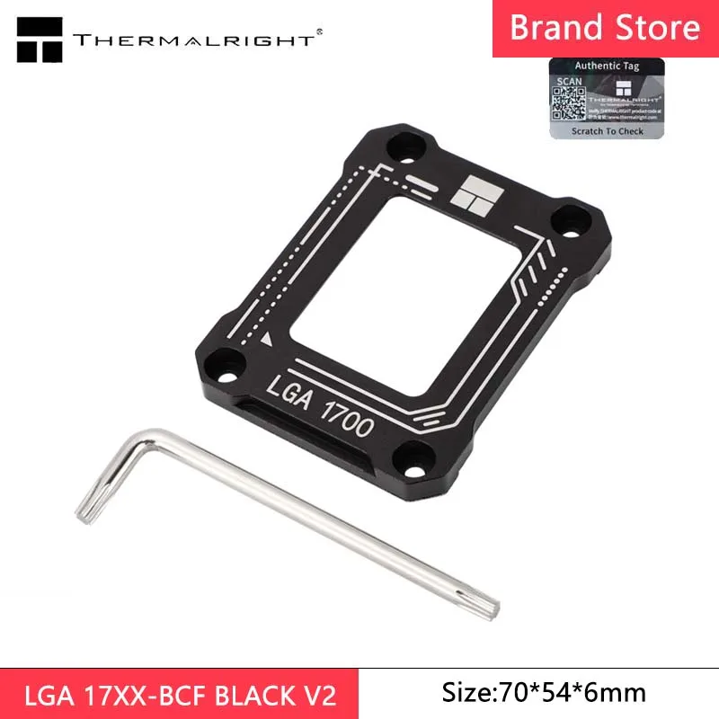 Thermalright LGA1700-BCF Black V2 CPU Anti-Bend Fixer, Intel 13 Gen Anti-Bend Fixture, with Intel CPU Corrective Fixing Bracket
Thermalright LGA1700-BCF Black V2 CPU Anti-Bend Fixer, Intel 13 Gen Anti-Bend Fixture, with Intel CPU Corrective Fixing Bracket