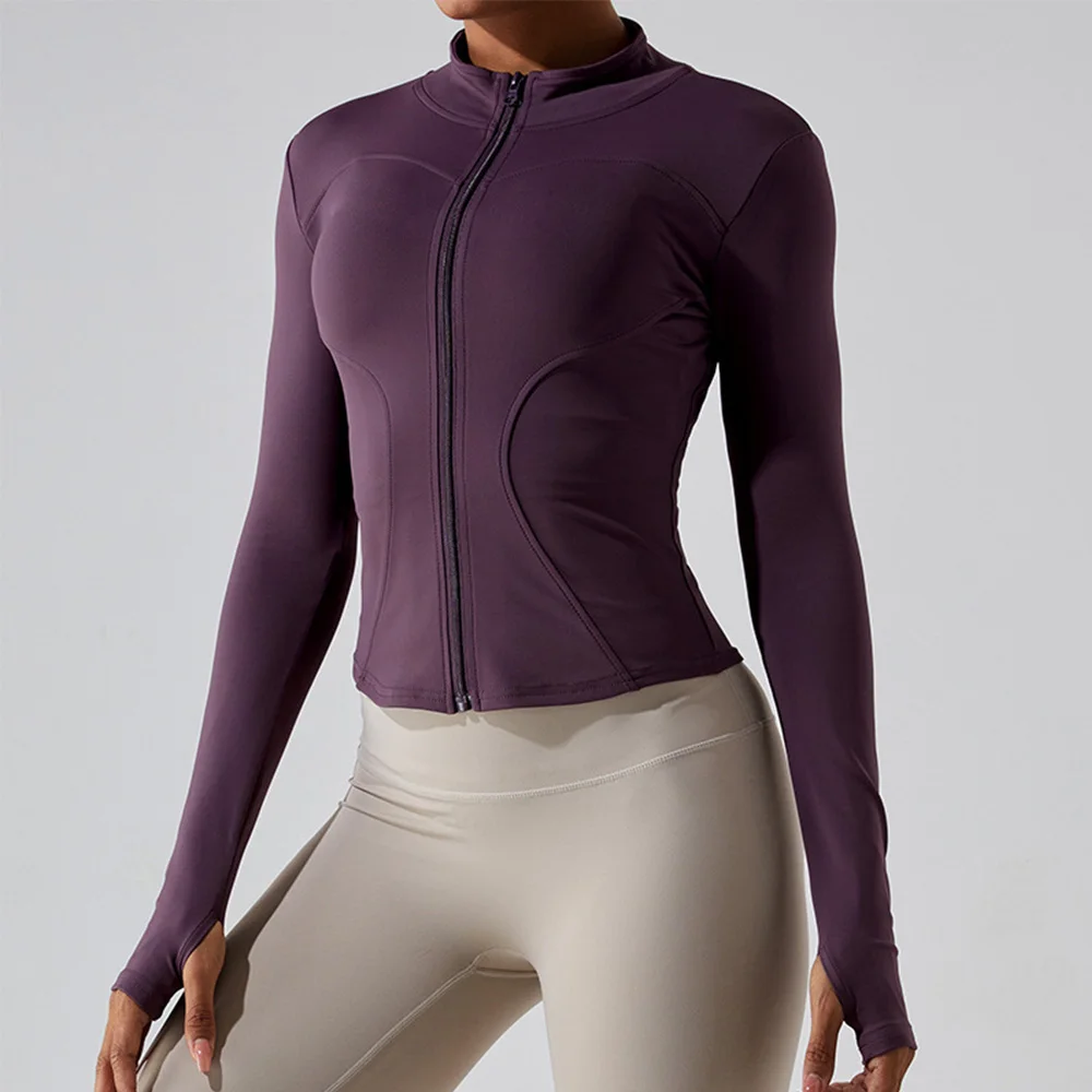 Zipper Sports Jacket Women Long Sleeve Fitness Yoga Shirt Gym Top Activewear Running Coats Push Up Workout Clothes Woman Jacket
Zipper Sports Jacket Women Long Sleeve Fitness Yoga Shirt Gym Top Activewear Running Coats Push Up Workout Clothes Woman Jacket